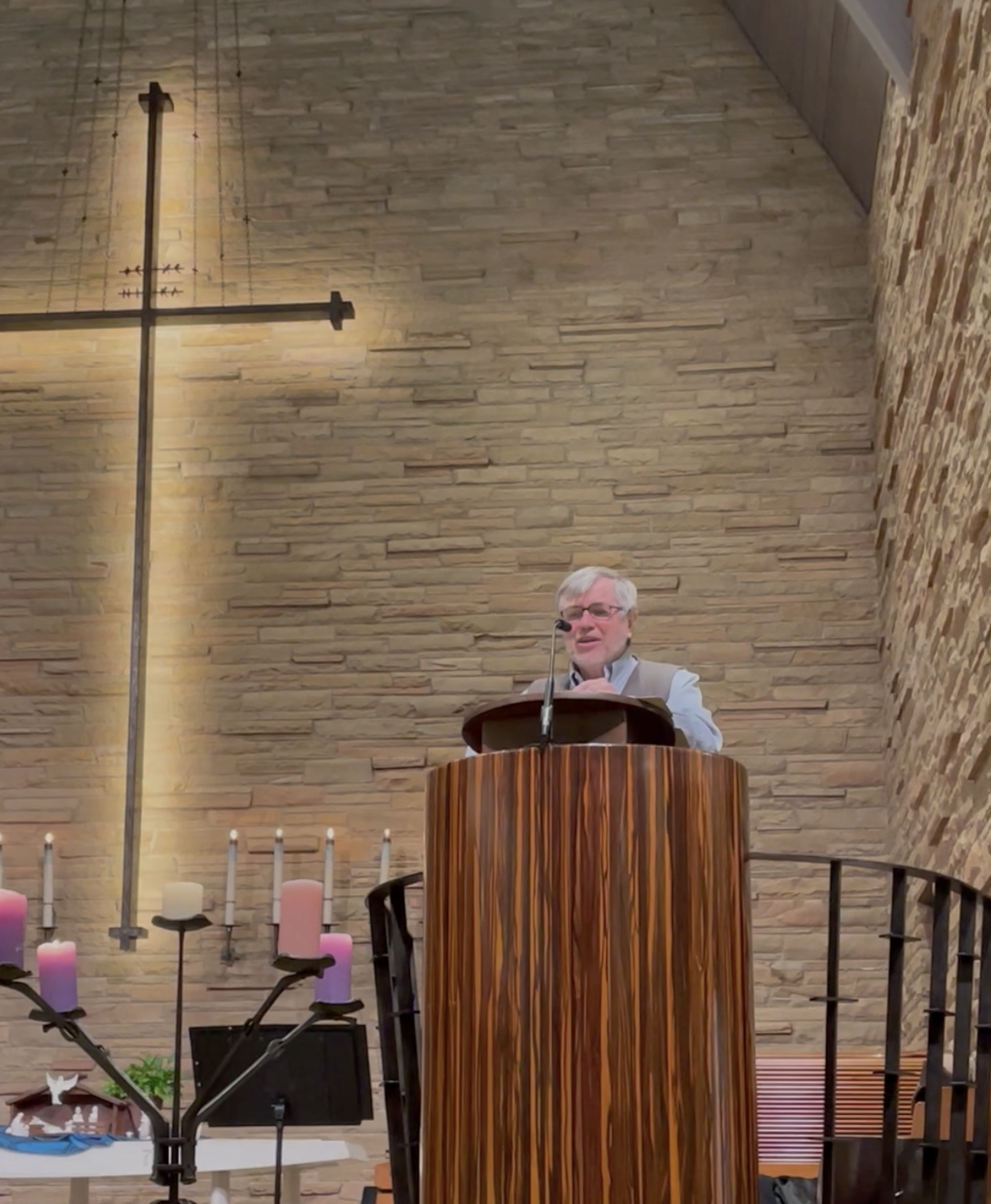 Jonas speaks, Edwards Church